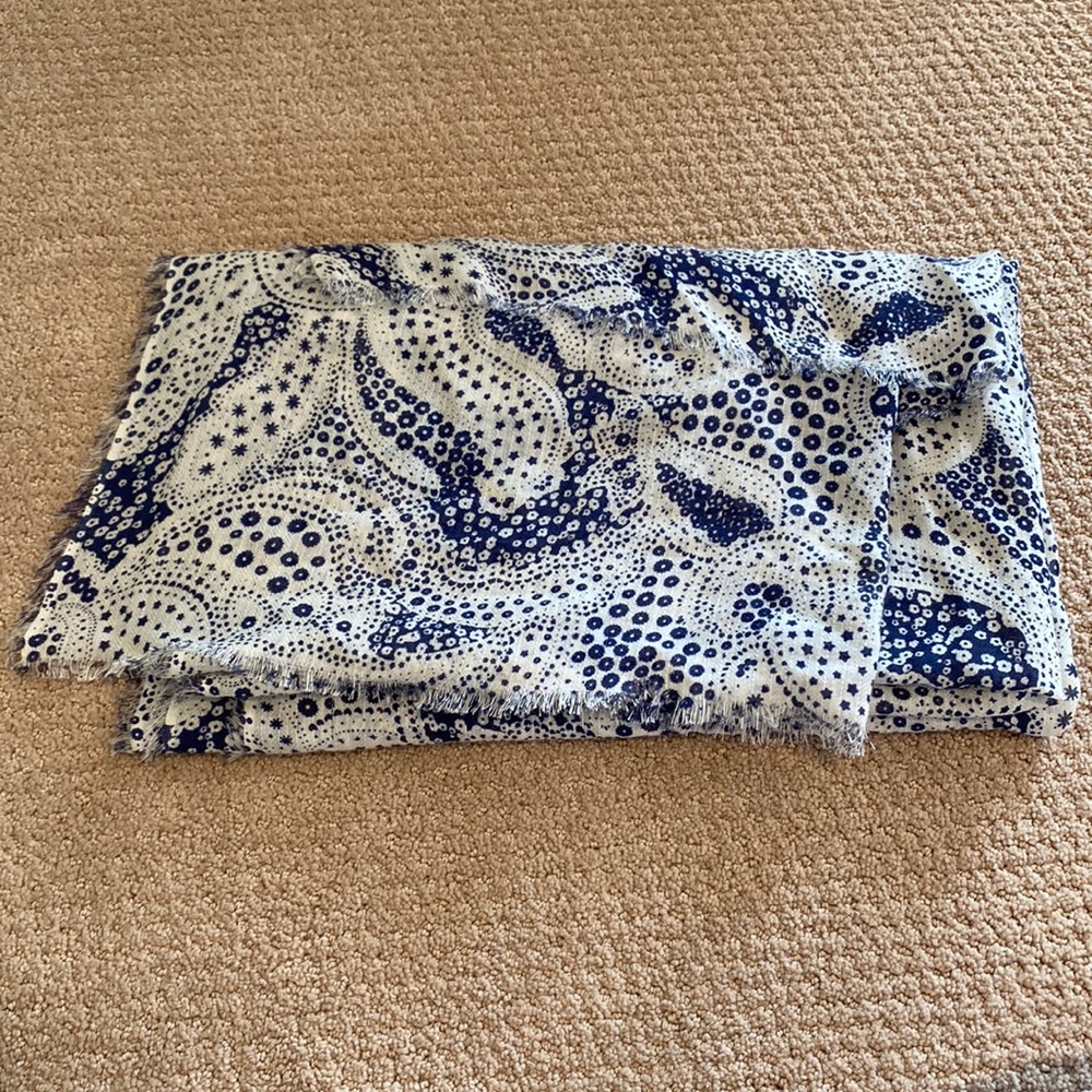 Large paisley print scarf
